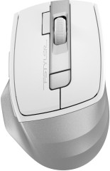 Мышь A4Tech Fstyler FB45CS Air белый/серебристый оптическая 2000dpi silent беспров. BT/Radio USB 7but (FB45CS AIR USB (SILVER WHITE))
