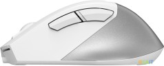 Мышь A4Tech Fstyler FB45CS Air белый/серебристый оптическая 2000dpi silent беспров. BT/Radio USB 7but (FB45CS AIR USB (SILVER WHITE))