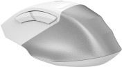 Мышь A4Tech Fstyler FB45CS Air белый/серебристый оптическая 2000dpi silent беспров. BT/Radio USB 7but (FB45CS AIR USB (SILVER WHITE))