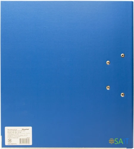 Папка-регистратор Silwerhof A4 50мм двусторон.ПВХ синий мет.окант. сборная (упак.:2шт)