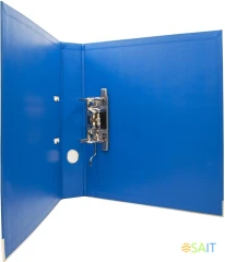 Папка-регистратор Silwerhof A4 50мм двусторон.ПВХ синий мет.окант. сборная (упак.:2шт)