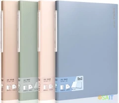 Папка с 30 прозр.вклад. Deli Nusign NS167 A4 пластик ассорти