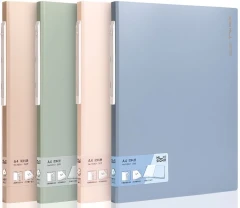 Папка с 30 прозр.вклад. Deli Nusign NS167 A4 пластик ассорти