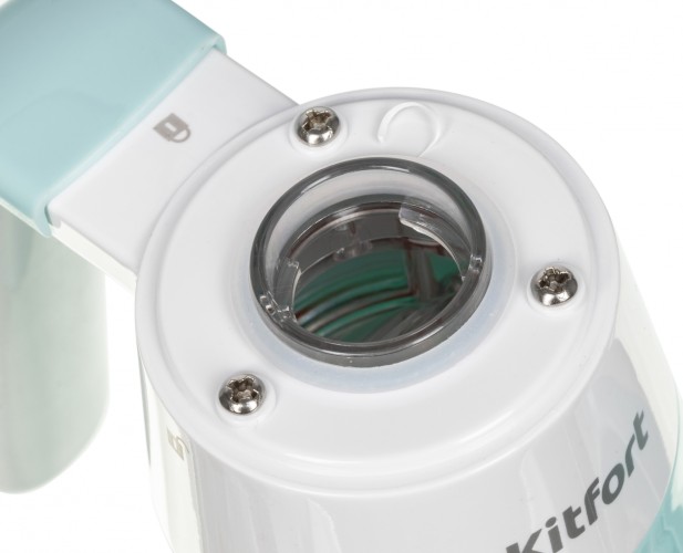 Отпариватель ручной Kitfort КТ-928-3 600Вт бирюзовый/белый