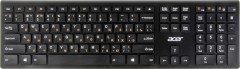 Клавиатура Acer OKR020 черный USB беспроводная slim Multimedia (ZL.KBDEE.004)
