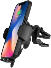 Автомобильное зар./устр. Buro BUQC15 15W 2.5A (QI) USB-C универсальное черный (BUQ15AC00BK)