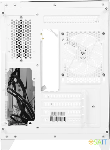 Корпус Formula Crystal Z9ML Floe белый без БП mATX 1xUSB3.0 1xUSB3.1 audio bott PSU