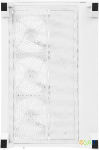 Корпус Formula Crystal Z9ML Floe белый без БП mATX 1xUSB3.0 1xUSB3.1 audio bott PSU