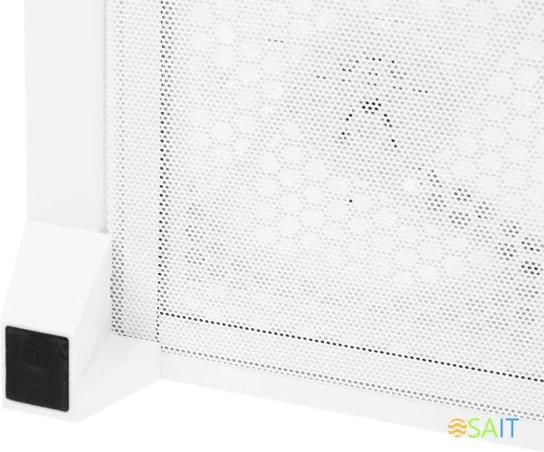 Корпус Formula Crystal Z9ML Floe белый без БП mATX 1xUSB3.0 1xUSB3.1 audio bott PSU