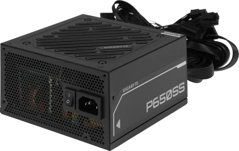 Блок питания Gigabyte ATX 650W GP-P650SS 80+ silver (20+4pin) APFC 120mm fan 5xSATA RTL