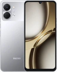 Смартфон Tecno Spark Go 3 64Gb 4Gb серый моноблок 3G 4G 2Sim 6.75" 720x1600 Android 15 13Mpix 802.11 a/b/g/n/ac NFC GPS GSM900/1800 Protect microSD max1024Gb