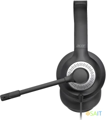 Наушники с микрофоном Acer OHW309 черный 2.8м накладные USB оголовье (ZL.HDSEE.004)