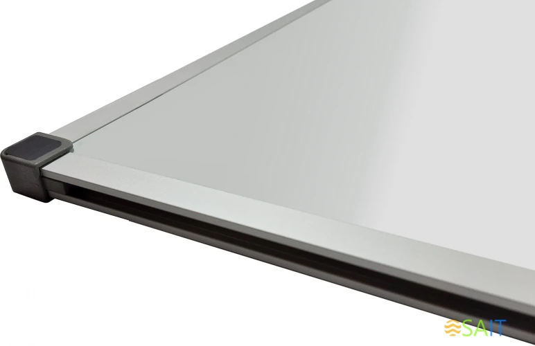 Доска магнитно-маркерная Silwerhof лак белый 60x90см алюминиевая рама