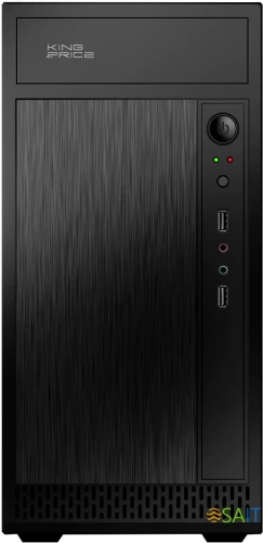 Корпус KingPrice KPCC-MN211 черный без БП mATX 1x80mm 2x120mm 2xUSB2.0 audio