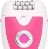Эпилятор Vitek VT-2244 скор.:2 насад.:2 от электр.сети от аккум. белый/розовый
