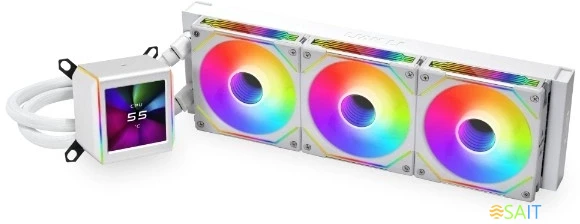 Система водяного охлаждения Lian-Li Galahad II LCD 360 SL-INF ARGB Soc-AM5/AM4/1200/1700/1851 белый 4-pin 29dB Al+Cu LCD Ret (G89.GA2ALCD36INW.00)