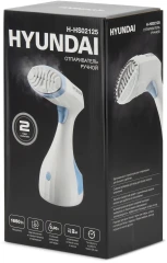 Отпариватель ручной Hyundai H-HS02125 1650Вт белый/голубой