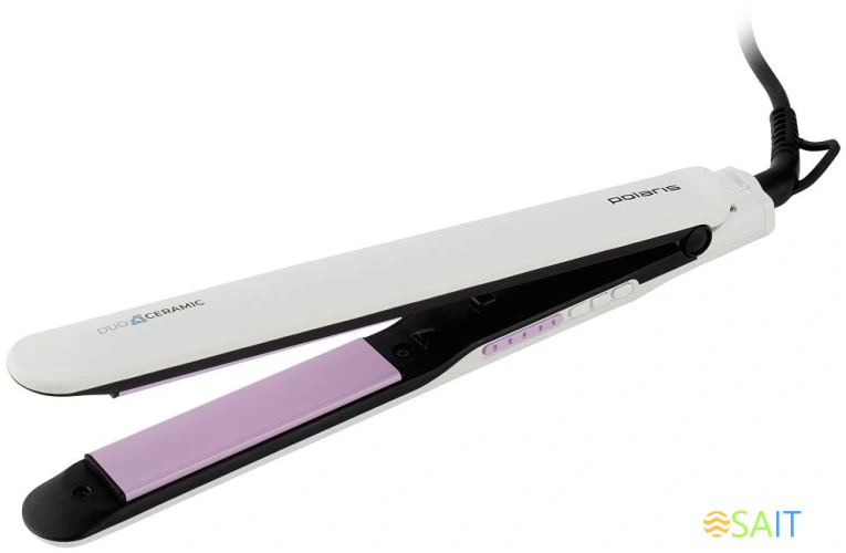 Выпрямитель Polaris PHS 2112KT 45Вт белый/розовый макс.темп.:220С покрытие:керамическое