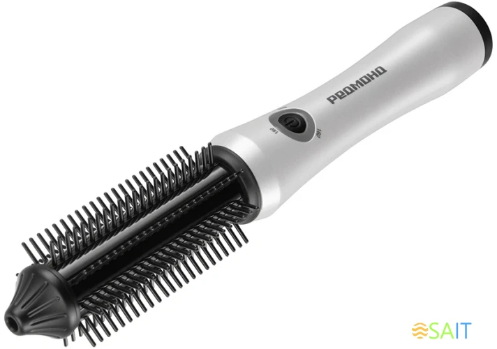 Расческа-выпрямитель Редмонд HS1741 34Вт белый/черный макс.темп.:200С