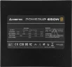 Блок питания Chieftec ATX 650W PowerUp GPX-650FC 80+ gold (20+4pin) APFC 120mm fan 9xSATA Cab Manag RTL