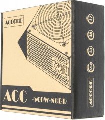 Блок питания Accord ATX 500W ACC-500W-80BR 80+ bronze (20+4pin) 120mm fan 6xSATA RTL
