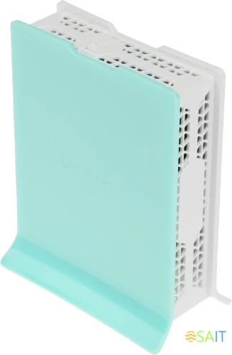 Роутер беспроводной MikroTik hAP ax lite (L41G-2AXD) AX600 10/100/1000BASE-TX голубой