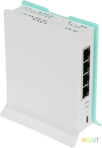 Роутер беспроводной MikroTik hAP ax lite (L41G-2AXD) AX600 10/100/1000BASE-TX голубой