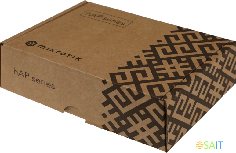 Роутер беспроводной MikroTik hAP ax lite (L41G-2AXD) AX600 10/100/1000BASE-TX голубой