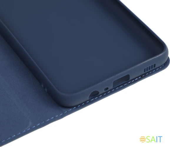 Чехол (флип-кейс) DF для Samsung Galaxy A02 sFlip-85 синий (DF SFLIP-85 (BLUE))