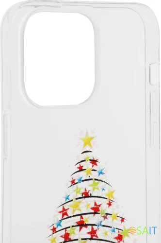 Чехол (клип-кейс) Redline для Apple iPhone 14 Pro Max mObility art прозрачный (УТ000038144)