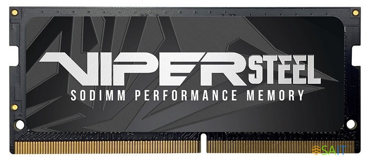 Память DDR4 16GB 2400MHz Patriot PVS416G240C5S Viper Steel RTL PC4-19200 CL15 SO-DIMM 260-pin 1.2В Ret