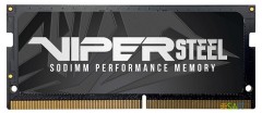 Память DDR4 16GB 2400MHz Patriot PVS416G240C5S Viper Steel RTL PC4-19200 CL15 SO-DIMM 260-pin 1.2В Ret