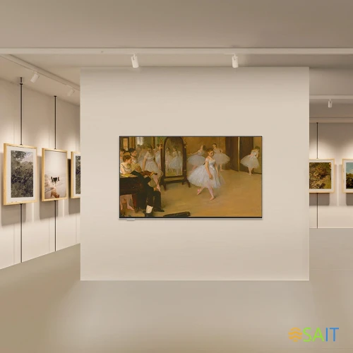 Телевизор QLED Skyworth 65" 65LN70G Google TV Frameless черный/серый 4K Ultra HD 60Hz DVB-T DVB-T2 DVB-C DVB-S DVB-S2 USB WiFi Smart TV