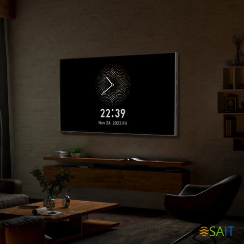 Телевизор QLED Skyworth 65" 65LN70G Google TV Frameless черный/серый 4K Ultra HD 60Hz DVB-T DVB-T2 DVB-C DVB-S DVB-S2 USB WiFi Smart TV