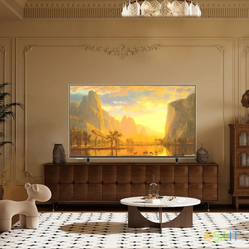 Телевизор QLED Skyworth 65" 65LN70G Google TV Frameless черный/серый 4K Ultra HD 60Hz DVB-T DVB-T2 DVB-C DVB-S DVB-S2 USB WiFi Smart TV