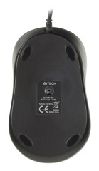 Мышь A4Tech V-Track Padless N-360 красный/черный оптическая 1200dpi USB 3but (N-360-2)