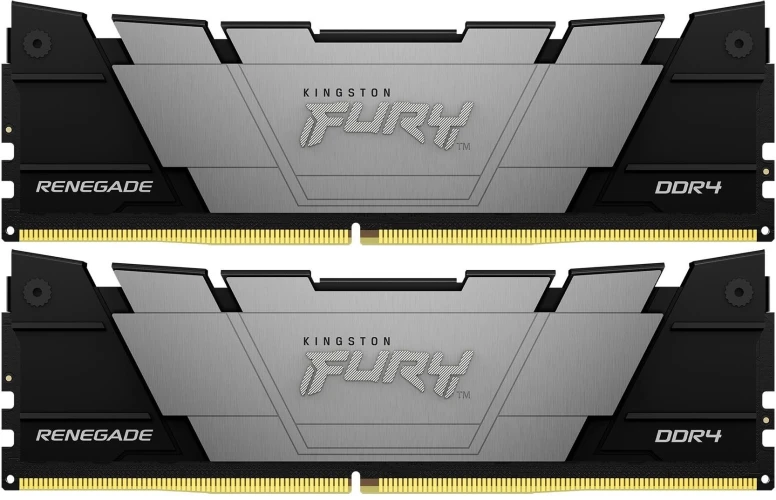 Память DDR4 2x8GB 4266MHz Kingston KF442C19RB2K2/16 Fury Renegade Black RTL Gaming PC4-34100 CL19 DIMM 288-pin 1.4В single rank с радиатором Ret