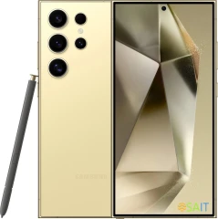Смартфон Samsung SM-S928B Galaxy S24 Ultra 512Gb 12Gb желтый титан моноблок 3G 4G 2Sim 6.8" 1440x3120 Android 14 200Mpix 802.11 a/b/g/n/ac/ax/be NFC GPS GSM900/1800 GSM1900 Protect