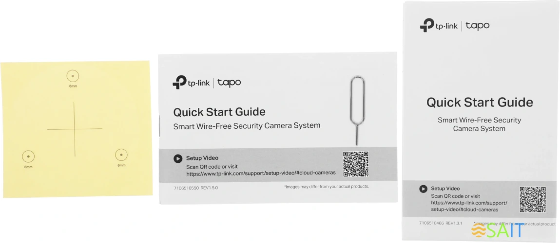 Камера видеонаблюдения IP TP-Link Tapo C420S1 Wi-Fi 3.18-3.18мм цв. корп.:белый