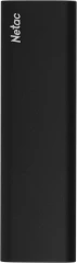 Накопитель SSD Netac USB-C 500Gb NT01ZSLIM-500G-32BK Z Slim 1.8" черный