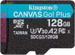Флеш карта microSDXC 128GB Kingston SDCG3/128GBSP Canvas Go! Plus w/o adapter