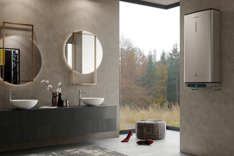 Водонагреватель Ariston Velis Lux Inox PW ABSE WIFI 50 2.5кВт 50л электрический настенный/серый