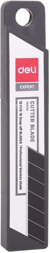 Лезвия Deli E78000 Expert шир.лез.18мм сталь (упак.:10шт) пласт.кор.
