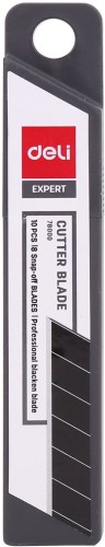 Лезвия Deli E78000 Expert шир.лез.18мм сталь (упак.:10шт) пласт.кор.