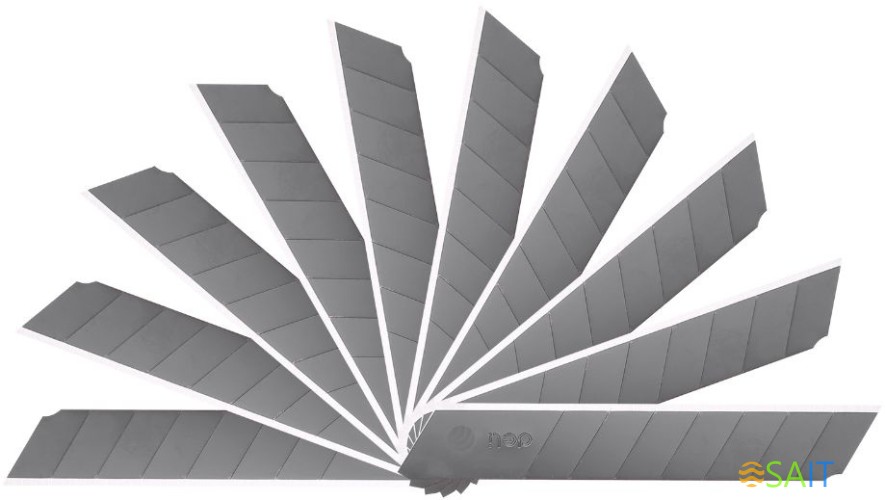 Лезвия Deli E78000 Expert шир.лез.18мм сталь (упак.:10шт) пласт.кор.