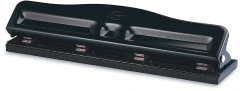 Дырокол Kw-Trio 0999D макс.:10лист. металл черный отв.:4