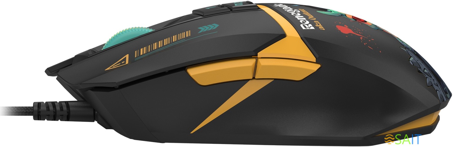 Мышь A4Tech Bloody W63 Max Renegade черный/рисунок оптическая (12000dpi) USB