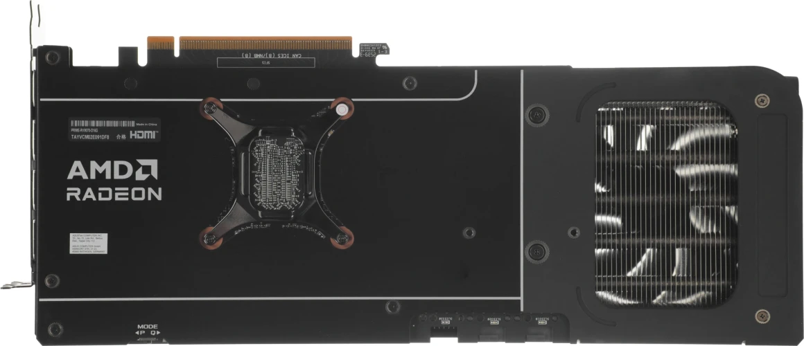 Видеокарта Asus PCI-E 5.0 PRIME-RX9070-O16G AMD Radeon RX 9070 16Gb 256bit GDDR6 2120/20000 HDMIx1 DPx3 HDCP Ret