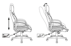 Кресло игровое Zombie RUNNER черный/зеленый экокожа крестов. пластик
