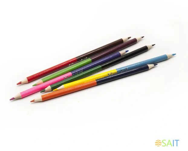 Карандаши цв. Silwerhof Color двухцвет. 2.8мм кругл. дерево ассорти 12цв. коробка/европод. (6шт)